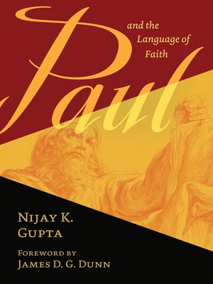 cover image of Paul and the Language of Faith